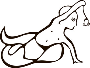 Children baby in Halloween animal snake man costumes. a small child in a cute nag or snake man costume playing with the mouse. funny cute baby cartoons. Vector illustration