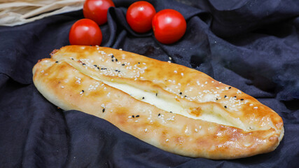 Middle eastern Arabian butter sandwich breakfast