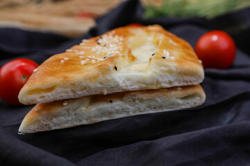 Middle eastern Arabian butter sandwich breakfast