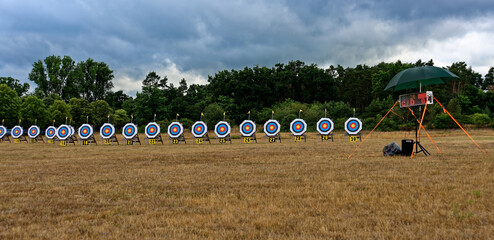 Bogensport Wettkampfanlage - Archery shooting area