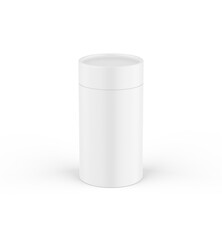 Closed Tube White Blank Matte Paper 99x190