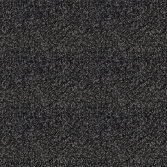 Seamless black carpet rug texture background from above