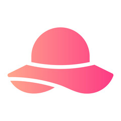 pamela hat gradient icon