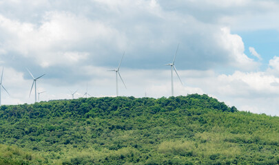 Wind energy. Wind power. Sustainable, renewable energy. Wind turbines generate electricity....