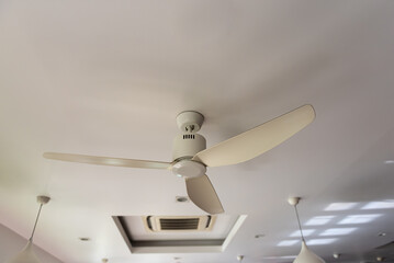 Ceiling fan and air conditioning
