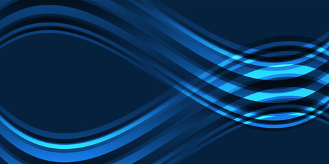 Futuristic blue light background