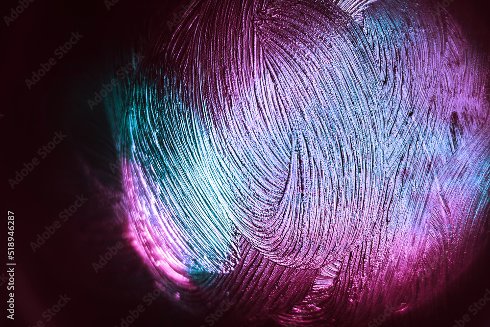 Aufkleber Beautiful abstract surreal texture on a light pastel dark magic. Background pattern for design. Macro photography view..
