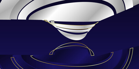 Abstract blue silver background