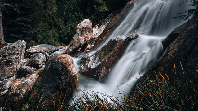 Waterfall in Austria (Moody)