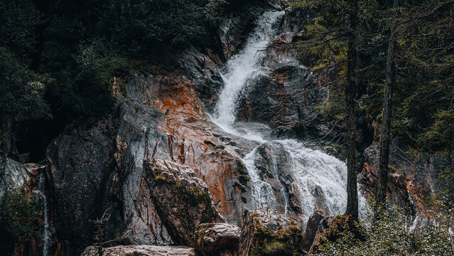 Waterfall in Austria (Moody)