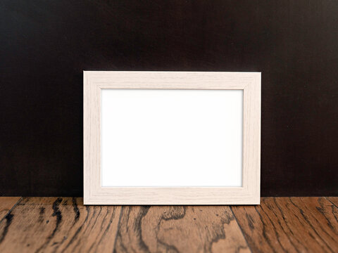 Simple White 5x7 Picture Frame Mockup