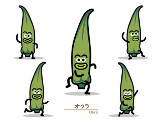 野菜キャラ（オクラ）