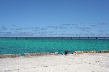 Blue Ocean in Okinawa, Japan