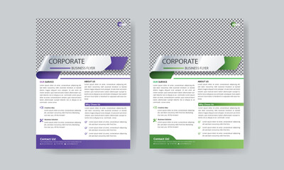 Corporate  business flyer for modern flyer template 