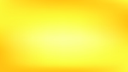 Glowing gold color blurred background. Abstract yellow gradient design. Minimalist creative background. Blurry cover of landing page. Vector
