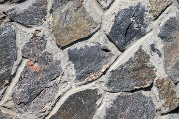 Stone wall background. Natural stone texture. Close-up