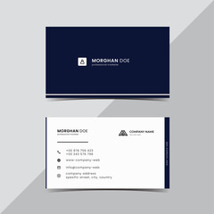 Naklejka na ściany i meble modern blue business card template