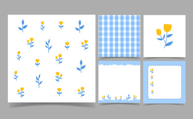 blue memo notes Template for Greeting Scrap booking Card Design. abstract background. wallpaper wrapping paper.