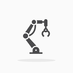 Industrial robot icon.