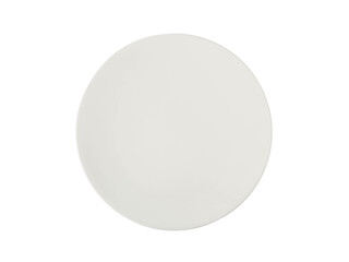 Fototapeta premium isolated ceramic plate on white background