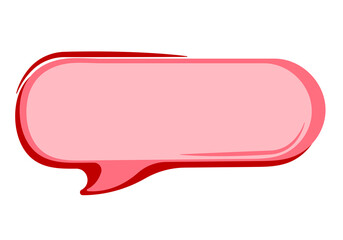 Hand Drawing Speech Bubble Talk for Messages in Animated Vector Imagee