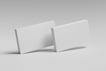 blank business card mockup