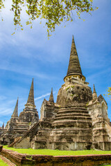 Fototapeta premium The Prang in Wat Phra Si Sanphet, which means 