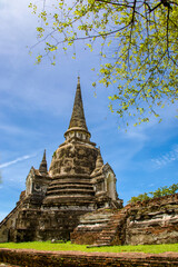Fototapeta premium The Prang in Wat Phra Si Sanphet, which means 