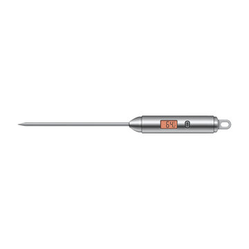 Electronic Kitchen Thermometer With Probe. Vector Illustration.