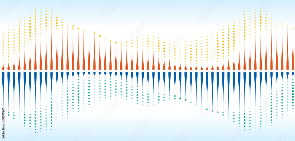 Wall mural structuring the flow of information. data analytics concept. futuristic file organized. sorting a la