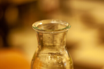 A macro photo of a carafe of water!