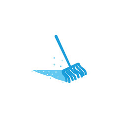 cleaning logo with vector illustration symbol template