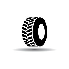 car tires icon logo vector design