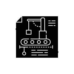 Engineering olor line icon. Pictogram for web page, mobile app, promo.