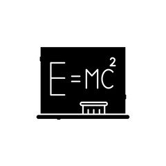 Physics olor line icon. Pictogram for web page, mobile app, promo.