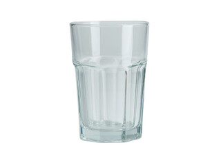 New clean empty glass isolated on white