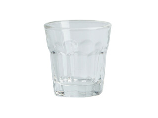 New clean empty glass isolated on white