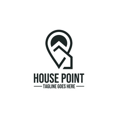 House point logo isolated on white background