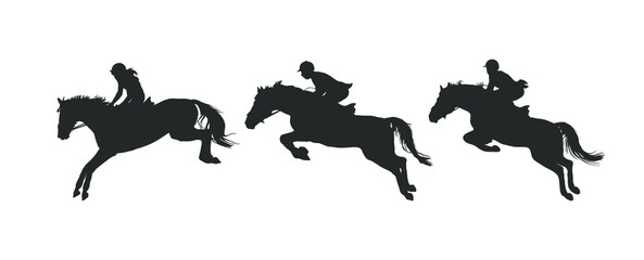 Jumping horse set