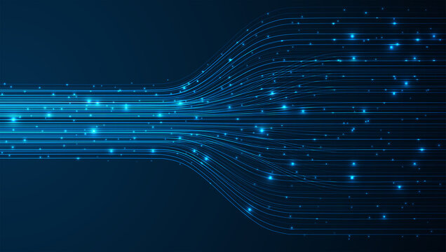 Technology background. Big data visualization concept