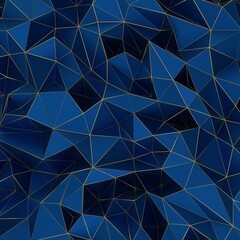Abstract blue wave pattern, illustration