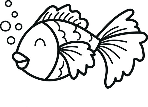 Gold fish clipart