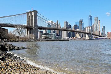 panoramic views of the New York City Manhattan