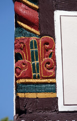 Verzierung an einem Haus in Korbach