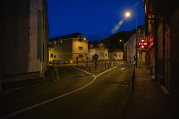 Cityscape and street view of Brasov Romania