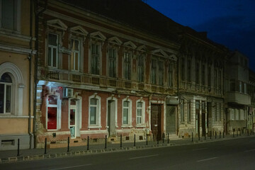 Fototapeta na wymiar Cityscape and street view of Brasov Romania