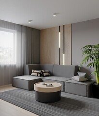 Interior in a modern style 