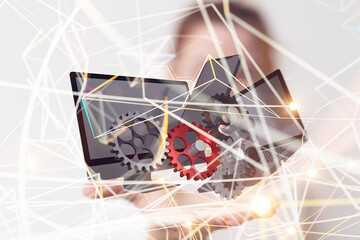 internet security and data protection concept