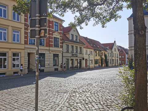 Stadtansicht von Wismar Hansestadt an der Ostsee