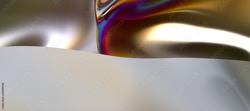 Poster abstract line fluid colors backgrounds. trendy vibrant fluid colors. 3d render